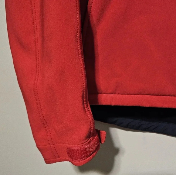 Marmot Gravity Mens XL Softshell Jacket Fleece Lined Full Zip Outdoors Red - Picture 3 of 10